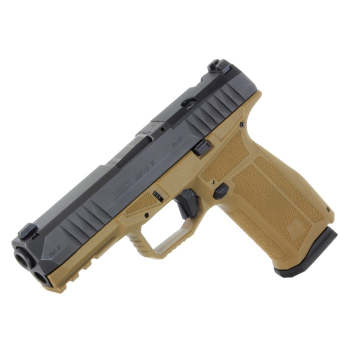 Arex Delta X Gen2 Flat Dark Earth 9mm 4" Barrel 17-Rounds