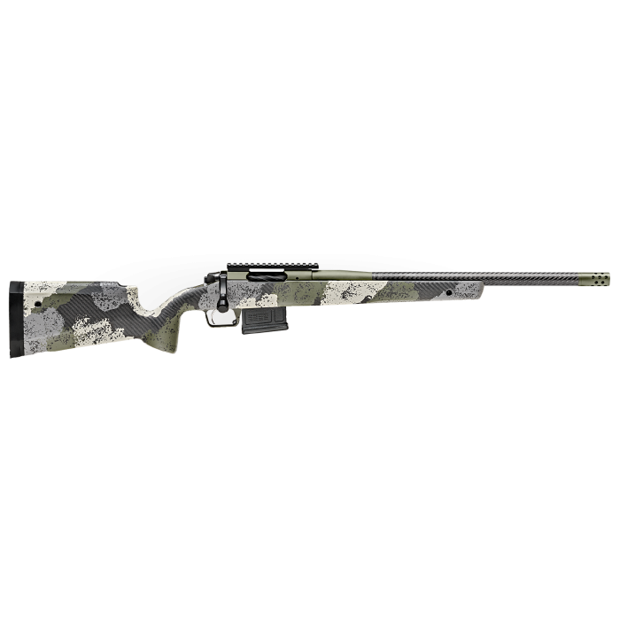 Springfield Armory BAW920308CFG 2020 WayPoint 308 Win,7.62x51mm NATO 5+1 20" CF Evergreen Camo Hybrid Profile w/M-LOK Stock Mil-Spec Green Cerakote