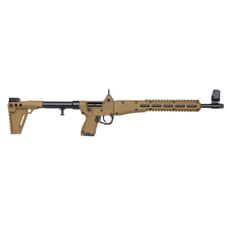 Kel-Tec SUB2K9GLK19BTANHC Sub-2000 9mm Luger 16.25" 15+1 Tan Adjustable Stock Glock 19 Magazine