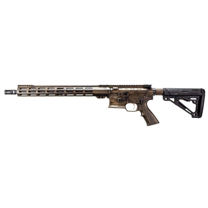 Auto Ordnance Trump 5.56x45 AR-15 Rifle, Tan - ARTRUMP