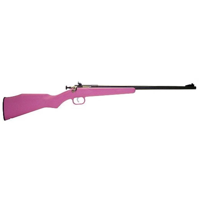 KEYSTONE SPORTING ARMS Crickett Gen 1 Youth 22LR 16.125in 1rd Blued/Pink Synthetic Bolt Action Rifle (KSA220)