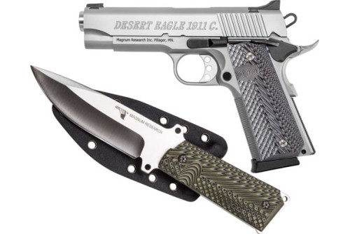 Magnum Research 1911 Commander .45 ACP, 4.33" Barrel, SS Frame/ Slide, 8rd