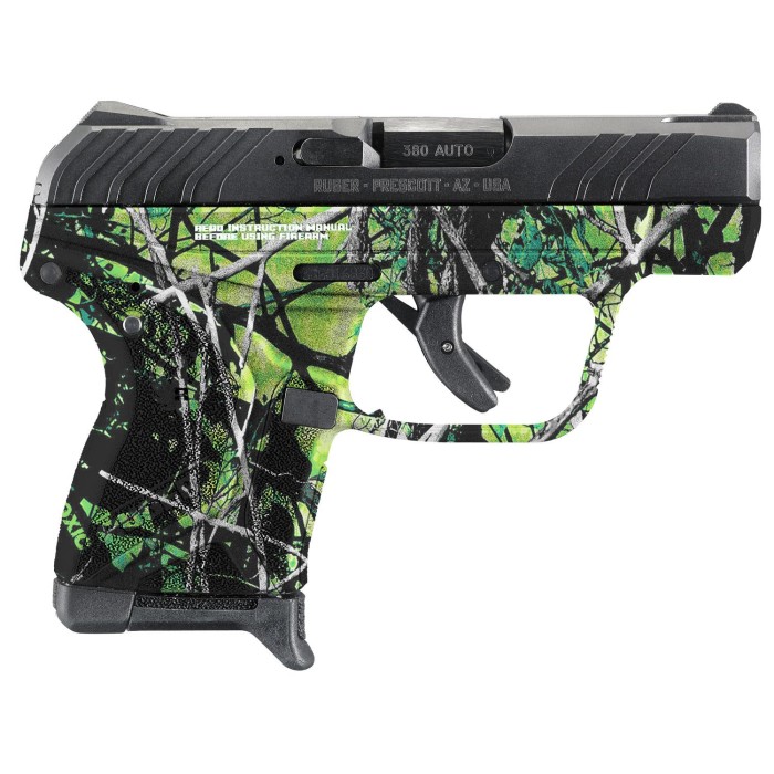 RUGER LCP II Compact 380 ACP 2.75in 6rd Moon Shine Reduced Toxic Camo Centerfire Pistol (3765)