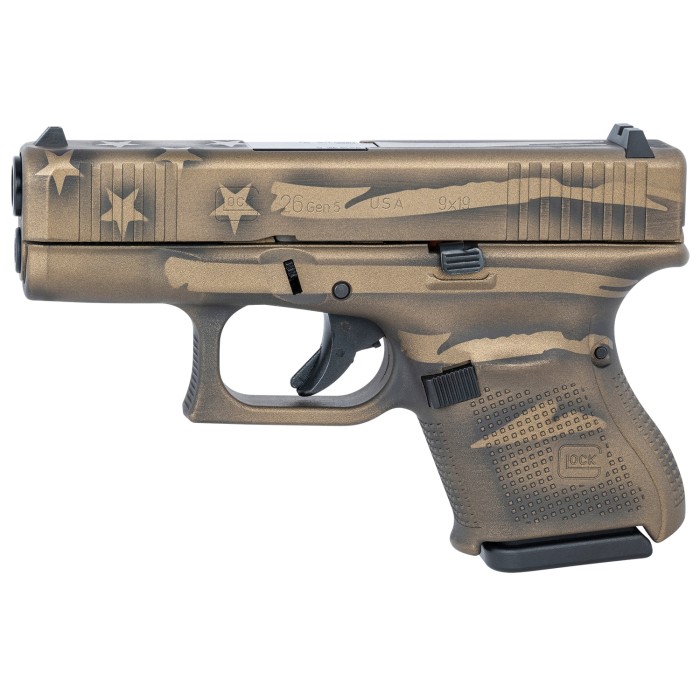 Glock G26 G5 9MM US FLAG