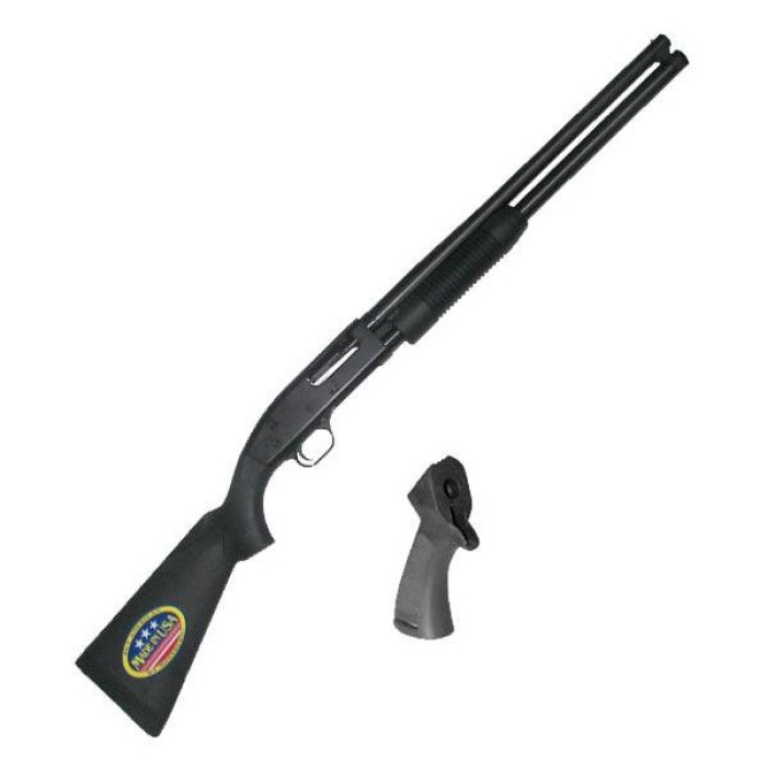 Maverick 88 12ga, 20" Shotgun w/ Pistol Grip Kit, Black - 31047