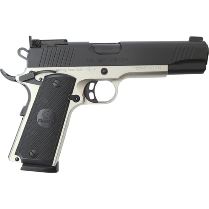 Girsan Mc1911 Match Gov't - .45acp Adj. Sgt Two Tone