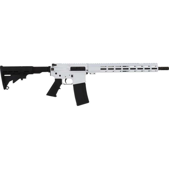 Glfa Ar15 Rifle .223 Wylde - 16" 1:8 Nit Bbl White