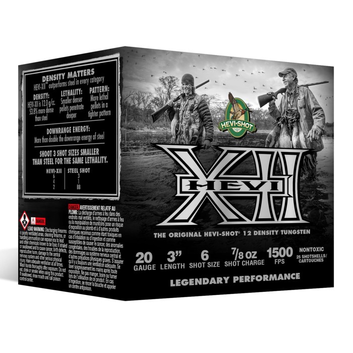 Hevi-shot Xii-12 Density 20ga. - 3" 7/8oz. #6 25-pack