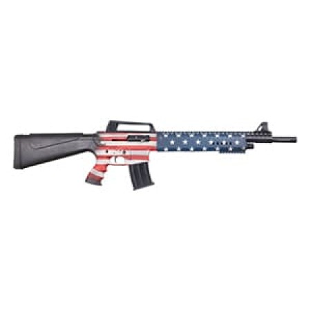 G-Force GF99 Semi-Automatic Shotgun American Flag 12 GA 20" Barrel 3"-Chamber 5-Rounds