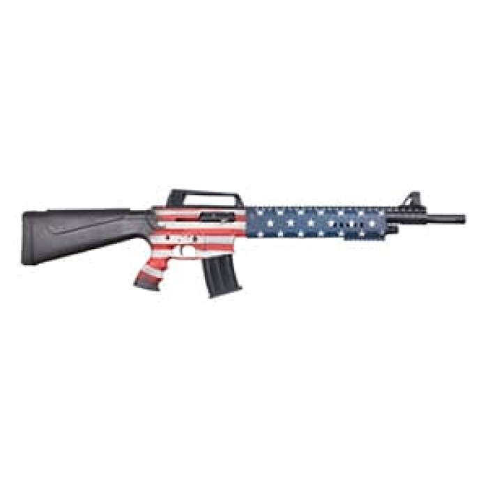 G-Force GF99 Semi-Automatic Shotgun American Flag 12 GA 20" Barrel 3"-Chamber 5-Rounds