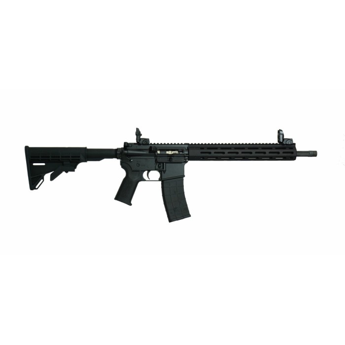 Tippmann Arms M4-22 Elite .22 LR, 16" Fluted Barrel, Black, Flip Up Sights, 25rd