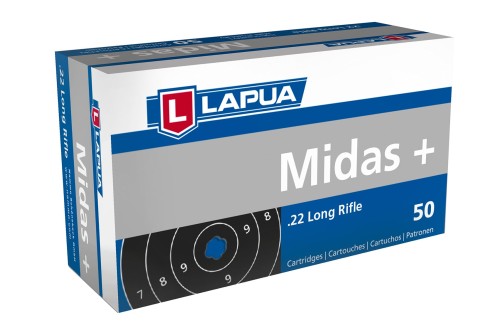 Lapua 420162 Midas+ 22 LR 40 gr Round Nose (RN) 50 Bx