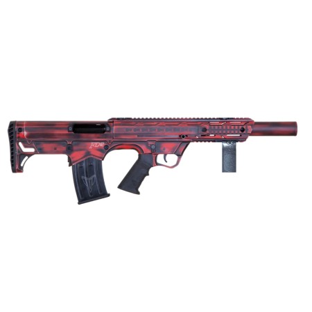 Black Aces Pro Series Bullpup Semi-Auto Shotgun - Red | 12ga | 18.5" Barrel | Barrel Shroud