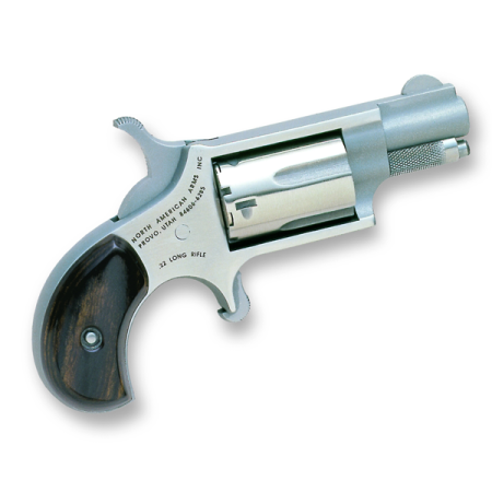 North American Arms 22 Long Rifle 1.1in Stainless Steel Revolver - 5 Rounds