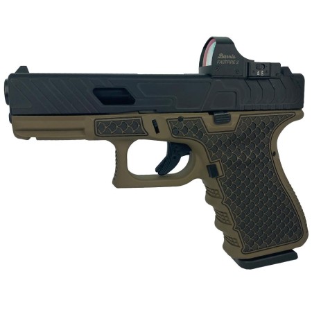 Glock G19 Gen3 Flat Dark Earth 9mm 4.02" Barrel 15-Rounds Burris Fast Fire II Red Dot