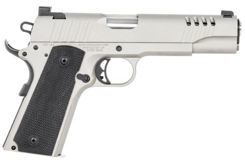 Auto Ordnance 1911 7rds .45 ACP Pistol, Stainless Steel - 1911TCAC6