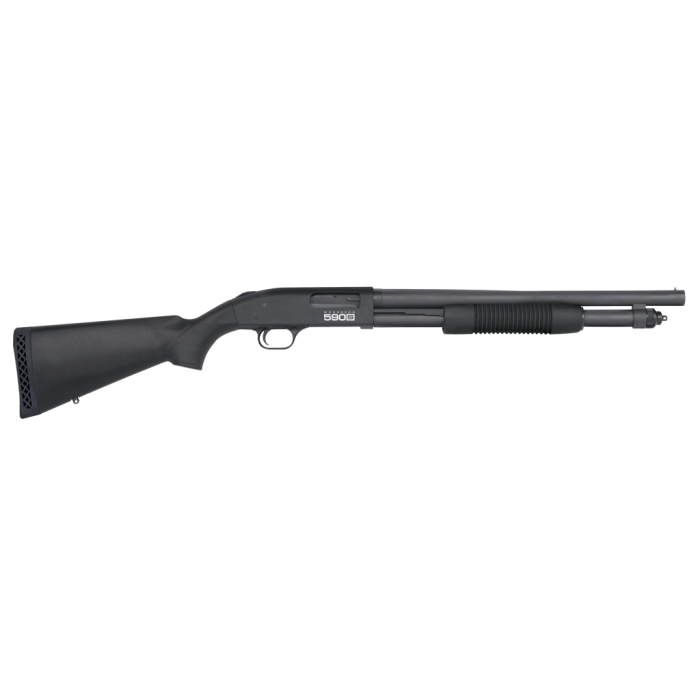 Mossberg &Amp; Sons Mossberg &Amp; Sons 590S Tactical, 12 Gauge, 18.5" Barrel, Short Shell Compatible, Black Synthetic, 9-Rd 51603