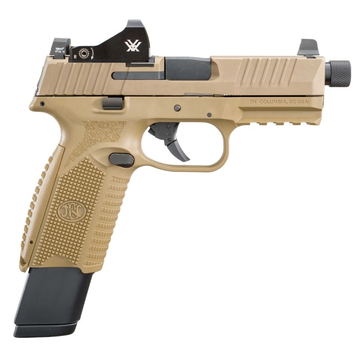 FN 509 Tactical 9mm 17+1/24+1 FDE Includes Viper Red Dot Semi Automatic Handgun