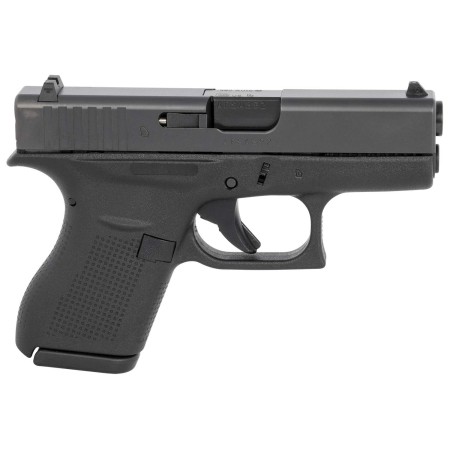 Glock 42 Gen3 Sub-Compact 380 Auto (ACP) 3.25in Blackened Steel Pistol - 6+1 Rounds