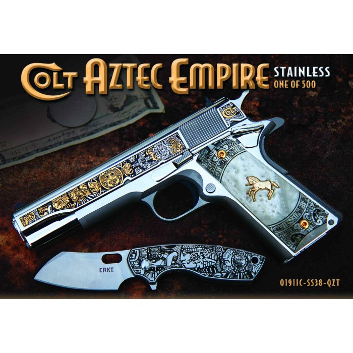 COLT 1911 AZTEC QUETZALCOATL 38 SUPER