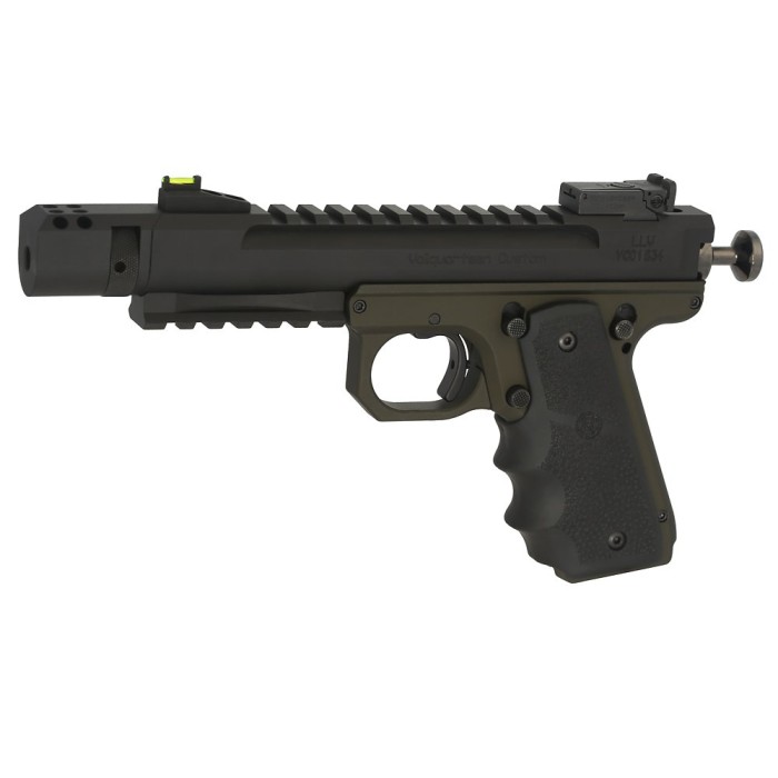 SCORPION, .22 LR 1911 STYLE OD GREEN, HOGUE, 4.5 ', COMPENSATOR