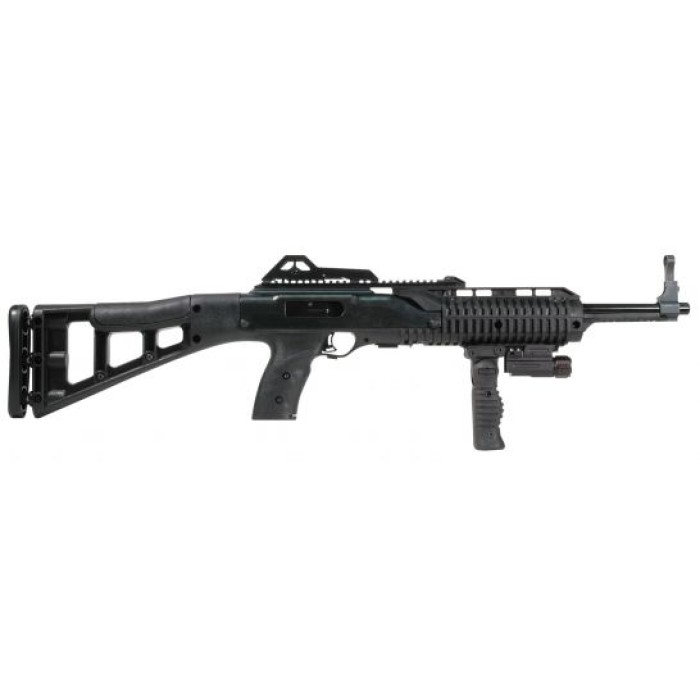 Hi-Point 995TS Carbine FGFL 9mm Luger 10 Round Semi Auto Rifle with Forward Grip and Flashlight, Skeletonized - 995FGFLTS