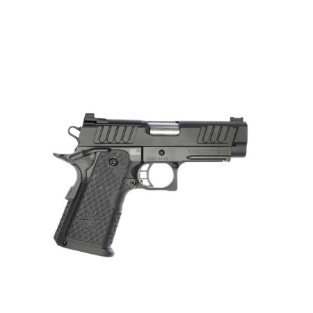 Staccato C2 Compact Sight 9mm Luger 3.9in Anodized Diamond Like Carbon Pistol - 16+1 Rounds