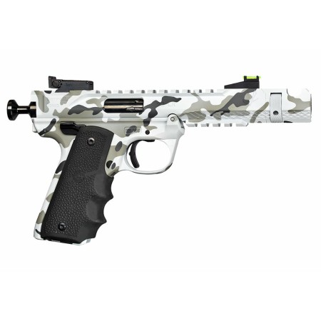 Volquartsen Black Mamba .22 LR, 4.5" Barrel, Hi-Viz Front & Target Rear, Arctic Camo