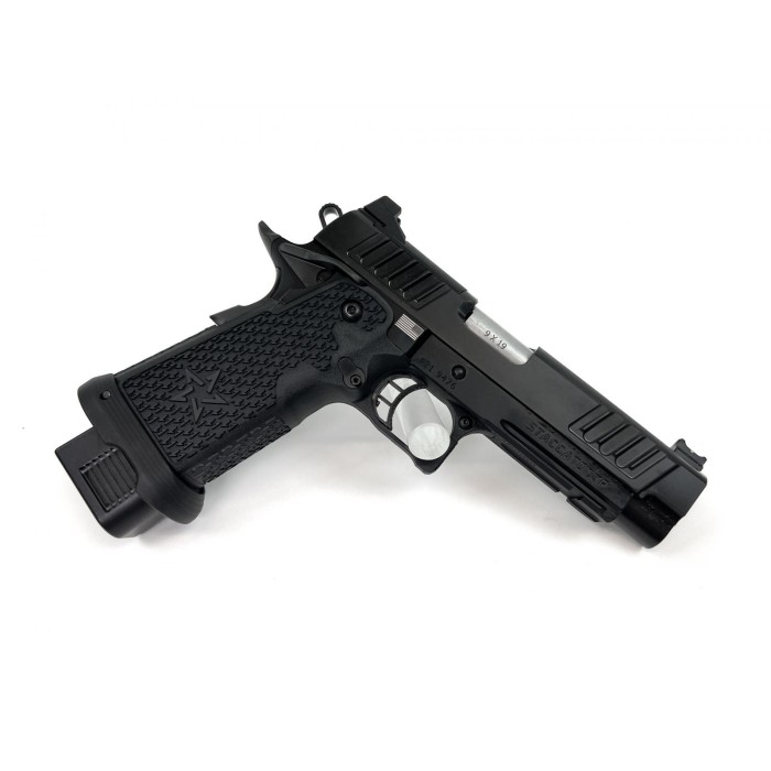 Staccato P Optic Ready 9mm Luger 4.4in Billet Aluminum Stainless Pistol - 20+1 Rounds