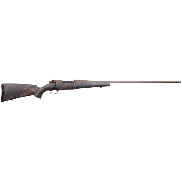 Weatherby MKV Backcountry 2.0 Brown/Camo Bolt Action Rifle – 280 Ackley Improved – 24in