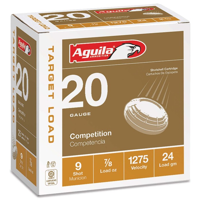 Aguila Target Load Standard Velocity 20 GA 25-Rounds