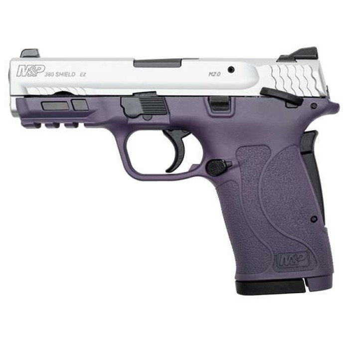 Smith and Wesson M&P380 Shield EZ Purple/Stainless .380 ACP 3.7" Barrel 8-Rounds MS