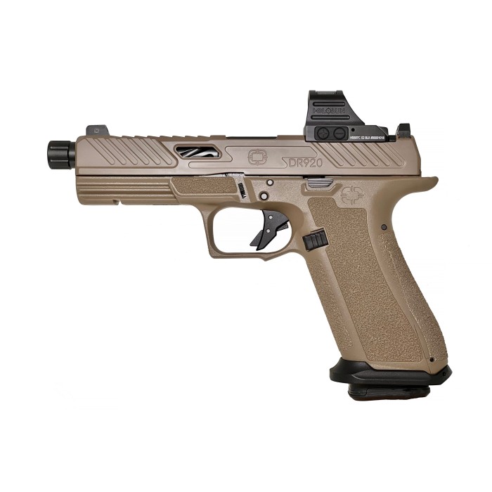 Shadow Systems Dr920 Elt 9mm Fd/bk Hs Tb 17+1