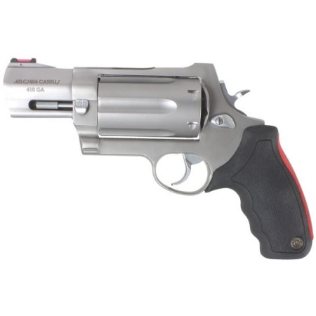 TAURUS M513 Raging Judge Large 454 Casull/410Ga/45 LC 3in 6rd Stainless Revolver (2-513039)