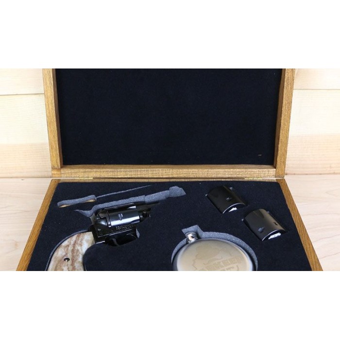 Heritage Barkeep 22 LR Bootlegger Special Edition Revolver with Stag Grips, Display Case,