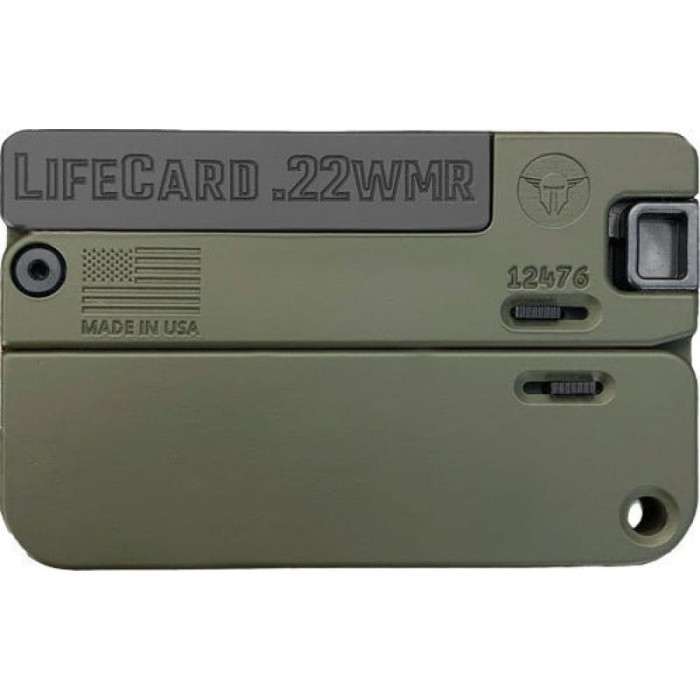 Trailblazer Lifecard .22wmr - Single Shot Olive Drab Green