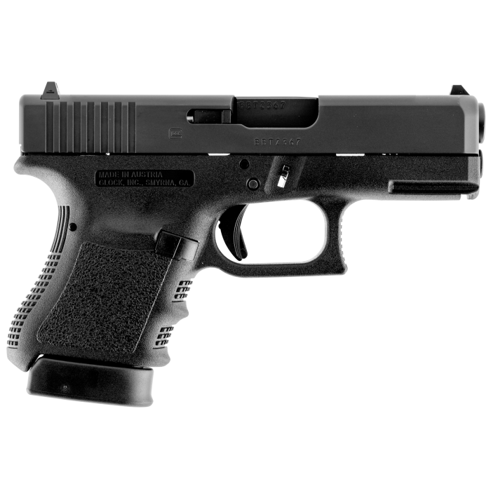 Glock 36 Subcompact Refurbished 45 Auto (ACP) 3.78in Blackened Steel Pistol - 6+1 Rounds - Used