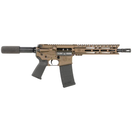 Diamondback DB15 Pistol Midnight Bronze 5.56 NATO 10" Barrel 30-Rounds