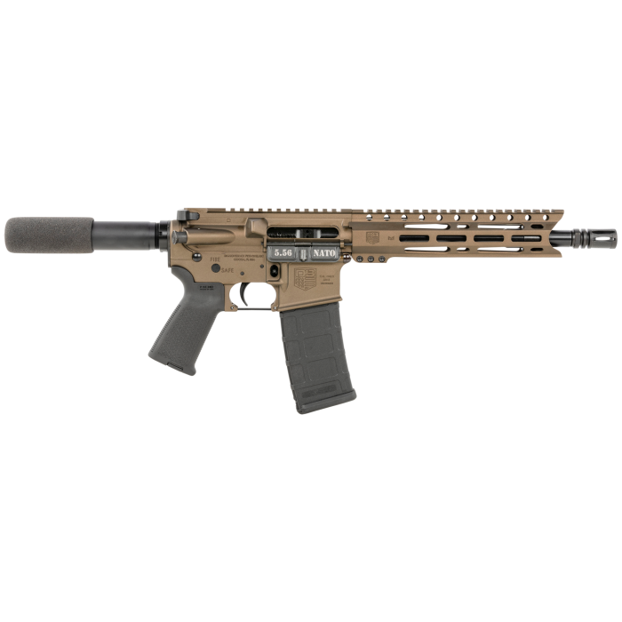 Diamondback DB15 Pistol Midnight Bronze 5.56 NATO 10" Barrel 30-Rounds