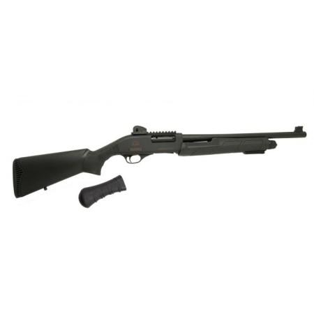 Black Aces Tactical Pro Series X Pump Action Shotgun - Black  12Ga  18.5" Barrel  Synthetic Furniture BATPSXPBLK