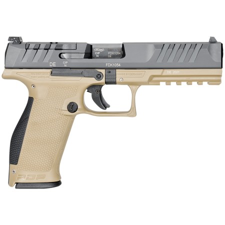 Walther Arms Pdp, Wal 2858410 Pdp 9mm 5   Fullsize Or 2tn Tan  18rd