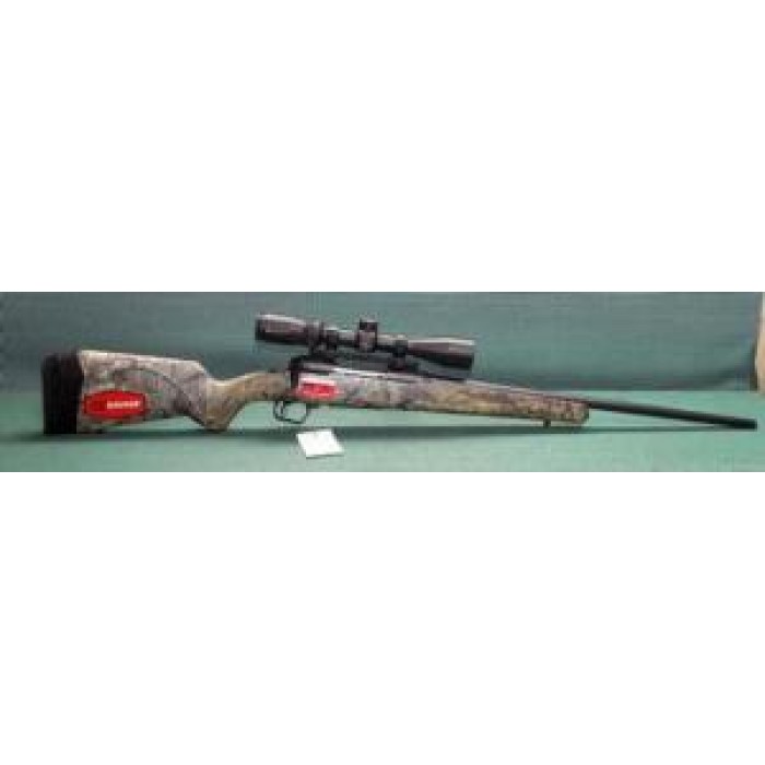 Savage Arms 110 Apex Hunter XP Camo Bolt Action Rifle with Vortex Crossfire II 24