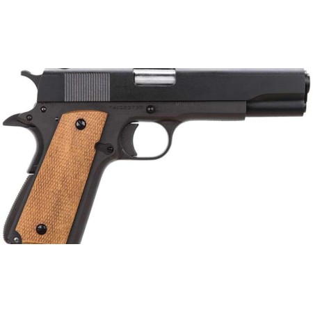 Taylors & Company 1911-A1 Classic Straight Mainspring Housing .45 ACP Pistol, Blue - 1911STD