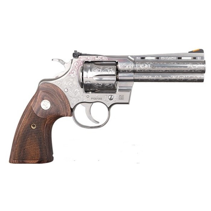 Colt Firearms Python Stainless Engraved .357 Mag / .38 SPC 3" Barrel 6-Rounds