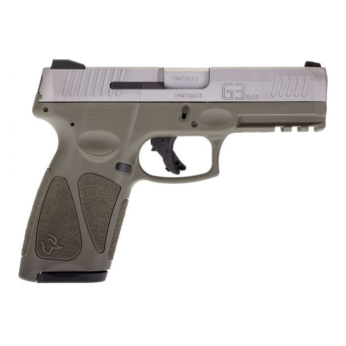 Taurus G3 OD Green / Stainless 9mm 4" Barrel 17-Rounds