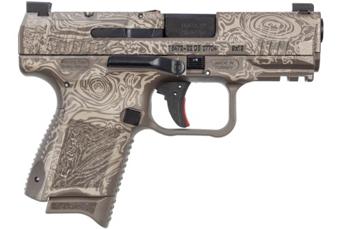 Canik TP9 Elite 9mm Luger 3.6in Damascus Tungsten Pistol - 15+1 Rounds