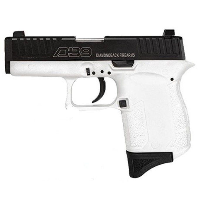 Diamondback Firearms Db9 9Mm Dao B 6Rd White DE DB026AP141