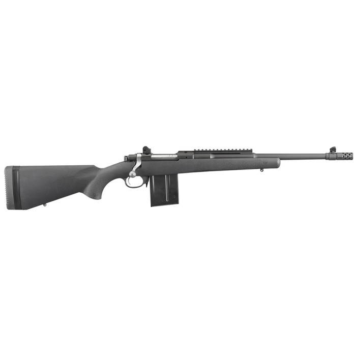 Ruger Gunsite Scout Synthetic 308 Win/7.62 16" Barrel, 10 Rd Detachable Mag