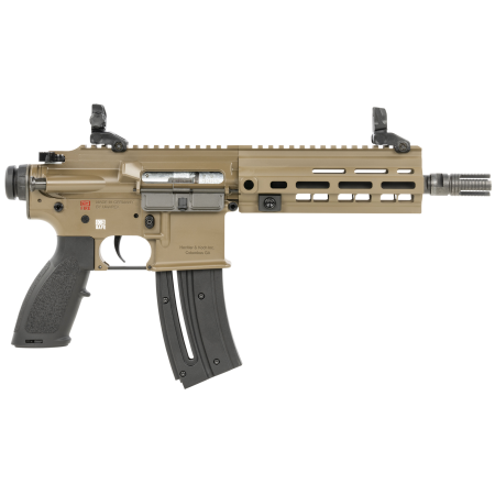 Heckler and Koch HK416 Pistol Flat Dark Earth .22 LR 8.5" Barrel 10-Rounds