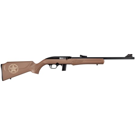 ROSSI BRAZTECH RS22 22LR BLK/FDE 18" STAR   # RS22L1811BSTAR